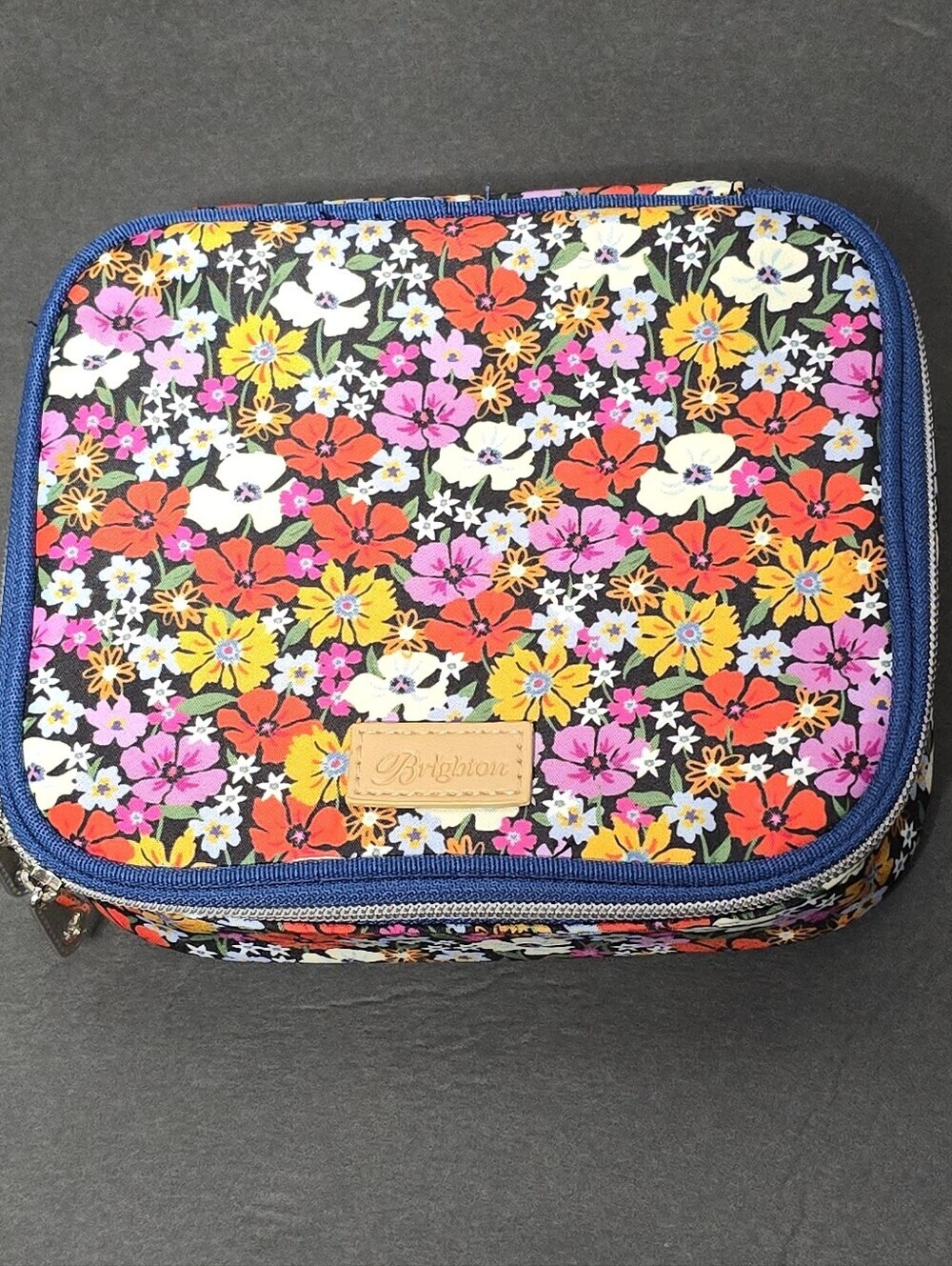 Brighton Painted Poppies Jewelry Case New w/o Tags